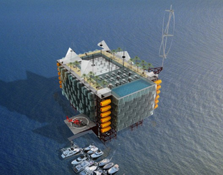 Illustration for article titled Oil Rigs Become Luxury Hotels